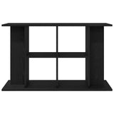 Supporto per acquario in rovere nero 100x40x60 cm in legno ingegnerizzato