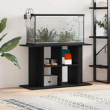 Supporto per acquario in rovere nero 100x40x60 cm in legno ingegnerizzato