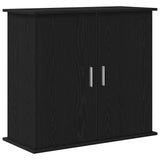 Supporto per acquario in rovere nero 81x36x73 cm in legno ingegnerizzato
