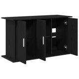Supporto per acquario in rovere nero 101x41x58 cm in legno ingegnerizzato
