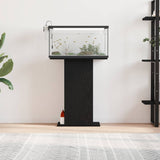 Supporto per Acquario 60,5x36x72,5cm truciolato Rovere Nero