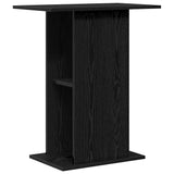 Supporto per Acquario 60,5x36x72,5cm truciolato Rovere Nero