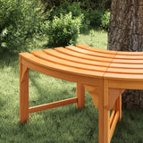 Panchina per Alberi Naturale 160 x 80 x 45cm