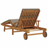 Lettino da sole Talpa 200 x 67 x 84 cm Legno di Acacia Massello