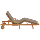 Lettino da sole Talpa 200 x 67 x 84 cm Legno di Acacia Massello