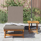 Lettino da sole Marrone 199 x 63 x 85 cm