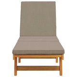 Lettino da sole Marrone 199 x 63 x 85 cm