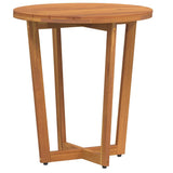 Tavolino da giardino rotondo 55x60 cm in Legno Massello di Acacia