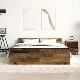 Giroletto senza Materasso Legno Antico 120x190cm in Truciolato