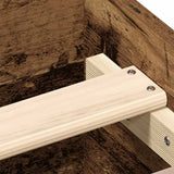 Giroletto senza Materasso Legno Antico 120x190cm in Truciolato