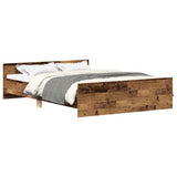 Giroletto senza Materasso Legno Antico 135x190cm in Truciolato