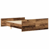 Giroletto senza Materasso Legno Antico 135x190cm in Truciolato