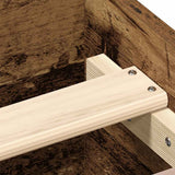 Giroletto senza Materasso Legno Antico 135x190cm in Truciolato