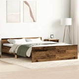 Giroletto senza Materasso Legno Antico 135x190cm in Truciolato