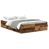 Giroletto senza Materasso Legno Antico 140x200cm in Truciolato