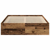 Giroletto senza Materasso Legno Antico 140x200cm in Truciolato