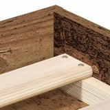 Giroletto senza Materasso Legno Antico 140x200cm in Truciolato