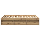 Giroletto senza Materasso Rovere Artigianale 140x200cm