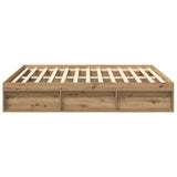 Giroletto senza Materasso Rovere Artigianale 200x200 cm