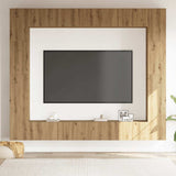Set Mobile TV 8 pz Montato a Parete Rovere in Legno truciolato