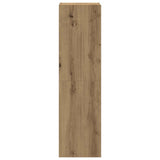 Set Mobile TV 8 pz Montato a Parete Rovere in Legno truciolato