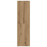 Mobili TV a Parete 3 pz Rovere Artigianale in Legno truciolato