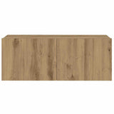 Mobili TV a Parete 6 pz Rovere Artigianale Legno truciolato