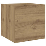 Mobili TV a Parete 6 pz Rovere Artigianale Legno truciolato
