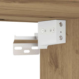 Mobili TV a Parete 6 pz Rovere Artigianale Legno truciolato