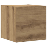 Mobili TV a Parete 6 pz Rovere Artigianale Legno truciolato