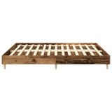 Giroletto senza Materasso Legno Antico 180x200 cm in Truciolato