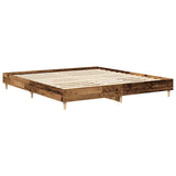 Giroletto senza Materasso Legno Antico 180x200 cm in Truciolato