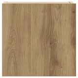 Set Mobile TV 6 pz Montato a Parete Rovere in Legno truciolato