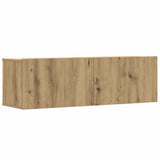Set Mobile TV 6 pz Montato a Parete Rovere in Legno truciolato