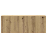 Set Mobile TV 5 pz Montato a Parete Rovere in Legno truciolato