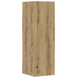 Set Mobile TV 5 pz Montato a Parete Rovere in Legno truciolato