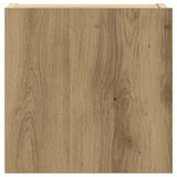 Set Mobile TV 5 pz Montato a Parete Rovere in Legno truciolato