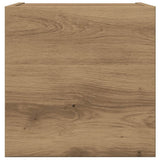 Set Mobile TV 8 pz Montato a Parete Rovere in Legno truciolato