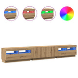 Mobile Porta TV con LED Artigianale 260x35x40 cm truciolato