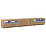 Mobile Porta TV con LED Artigianale 260x35x40 cm truciolato