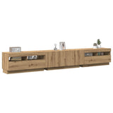 Mobile Porta TV con LED Artigianale 260x35x40 cm truciolato