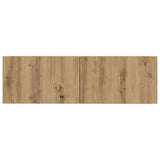 Set Mobile TV 5 pz Montato a Parete Rovere in Legno truciolato