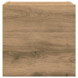 Set Mobile TV 5 pz Montato a Parete Rovere in Legno truciolato