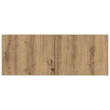 Set Mobile TV 7 pz Montato a Parete Rovere in Legno truciolato