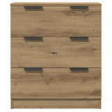Credenze 3 pz Rovere Artigianale 60x30x70 cm Legno truciolato