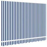 Telo di ricambio per tenda da sole Blu e Bianco 3 x 2 m