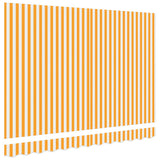 Telo di ricambio per tenda da sole Giallo e Bianco 3,5 x 2 m