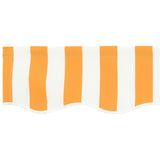 Telo di ricambio per tenda da sole Giallo e bianco 400 x 200 cm