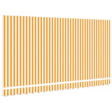 Telo di ricambio per tenda da sole Giallo e bianco 400 x 200 cm