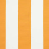 Telo di ricambio per tenda da sole Giallo e bianco 400 x 200 cm